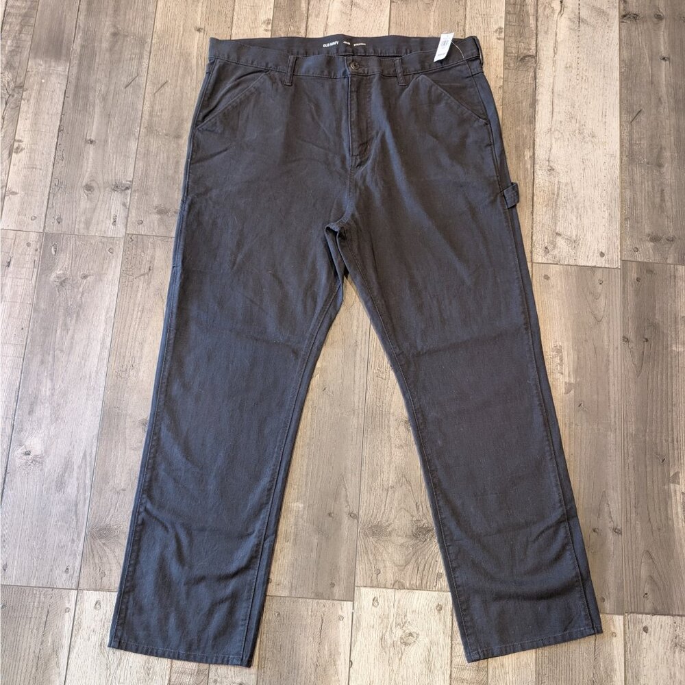 NWT Old Navy, Men's Modern Utility Straight Pants - Navy Blue (40x32)